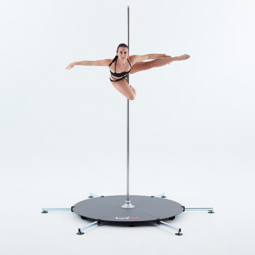 Pedana LUPIT POLE STAGE - Quick Lock - Cromo o Nero+ spedizione