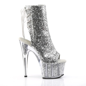 Pleaser ADORE-1018G Slv Glitter/Slv Glitter