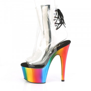 Pleaser ADORE-1018RC Clr/Rainbow Chrome