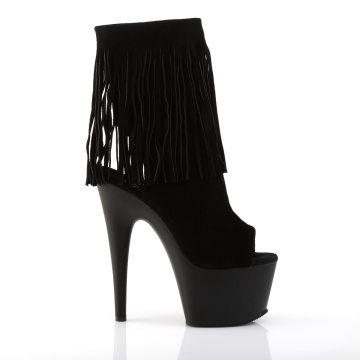 Pleaser ADORE-1019 Blk Suede/Blk Matte
