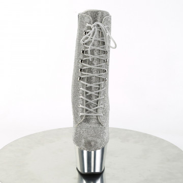 Pleaser ADORE-1020CHRS Slv RS/Slv Chrome