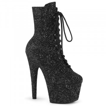 Pleaser ADORE-1020GWR Blk Glitter/Blk Glitter