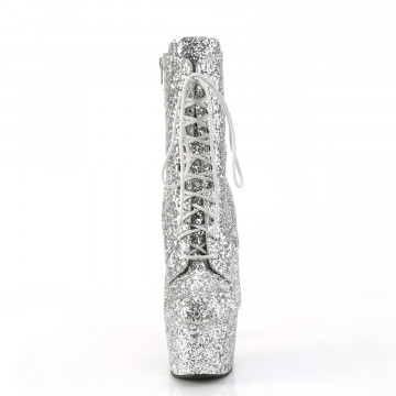 Pleaser ADORE-1020GWR Silver Glitter/Silver Glitter