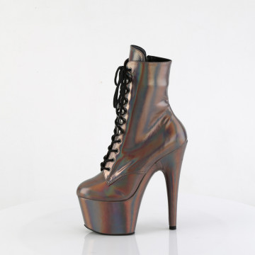 Pleaser ADORE-1020HG Gun Metal Holo/Matching