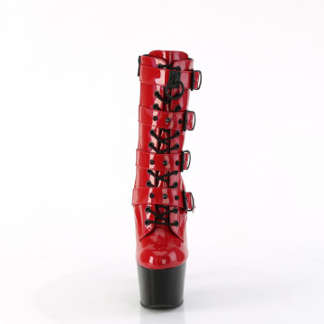 Pleaser ADORE-1046TT Red Holo Pat/Blk
