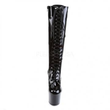 stivali Pleaser neri