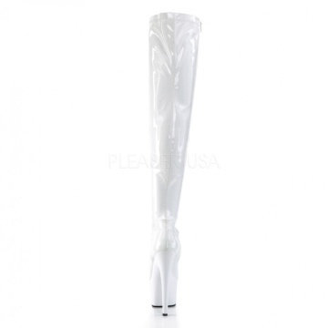 Pleaser ADORE-3000 Wht Str Pat/Wht