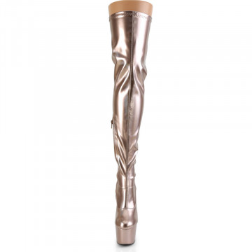 Pleaser ADORE-3000HWR Rose Gold Str. Holo/Rose Gold Holo