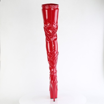 Pleaser ADORE-4000 Red Str. Pat/Red