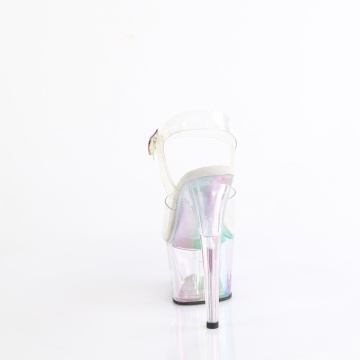 Pleaser ADORE-708HT Clr/Holo Tinted