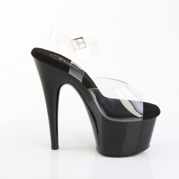 Pleaser ADORE-708PREM Clr TPU/Blk