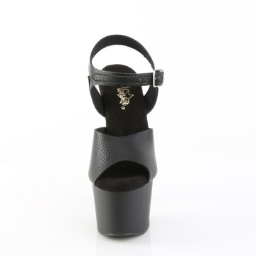 Pleaser ADORE-708UL Blk Faux Leather/Blk Matte - Img 2