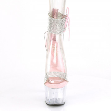 Pleaser ADORE-727RS Clr-B. Pink/Clr