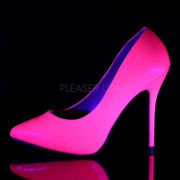 Pleaser AMUSE-20 Neon Fuchsia Pat