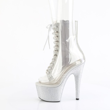 Pleaser BEJEWELED-1021C-2 Clr-RS/Slv RS
