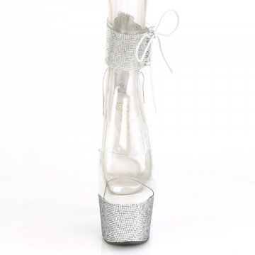 Pleaser BEJEWELED-724RS Clr/Slv RS