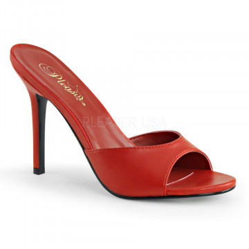 Pleaser CLASSIQUE-01 Red Kid Pu