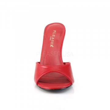 Pleaser CLASSIQUE-01 Red Kid Pu