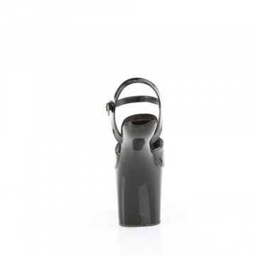 Pleaser CRAZE-809 Blk Pat/Blk