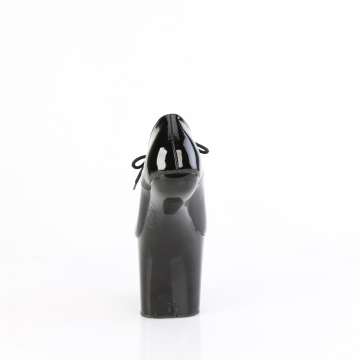 Pleaser CRAZE-860 Blk Pat/Blk