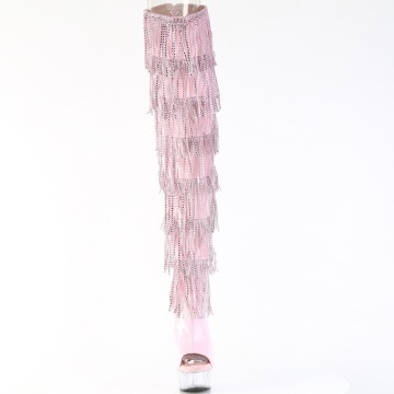 Pleaser DELIGHT-3017HG-RSF B. Pink Holo Pat/Clr