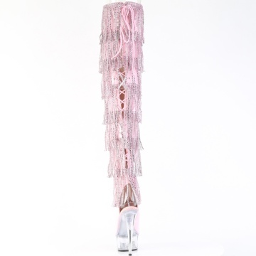 Pleaser DELIGHT-3017HG-RSF B. Pink Holo Pat/Clr