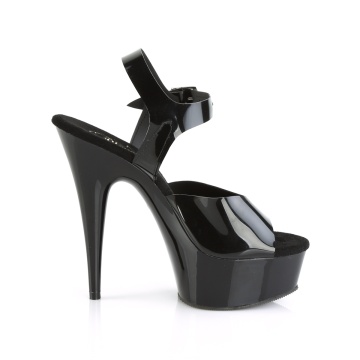 Pleaser DELIGHT-608N Blk (Jelly-Like) TPU/Blk
