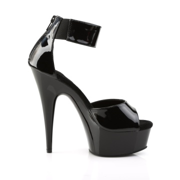 Pleaser DELIGHT-670-3 Blk/Blk