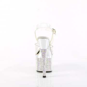 Pleaser ESTEEM-708DM Clr/Slv Chrome-Slv AB RS