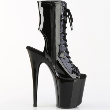 Pleaser FLAMINGO-1016 Blk Pat/Blk - Img 4