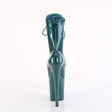 Pleaser FLAMINGO-1040GP Teal Glitter Pat/M