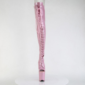 Pleaser FLAMINGO-3021GP B. Pink Glitter Pat/M