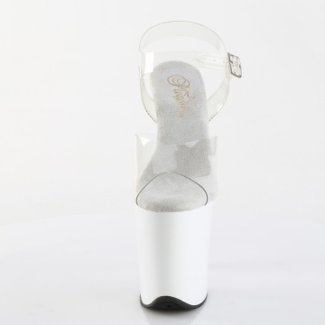 Pleaser FLAMINGO-808 Clr/Wht