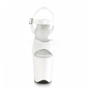 Pleaser FLAMINGO-808N Wht (Jelly-Like) TPU/Wht