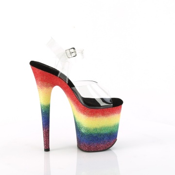 Pleaser FLAMINGO-808RG-04 Clr/Rainbow Glitter - Img 5