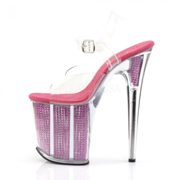 Pleaser FLAMINGO-808SRS Clr/Fuchsia SRS 36