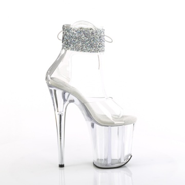 Pleaser FLAMINGO-824RS-02 Clr-Slv AB RS/Clr