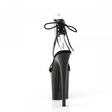 Pleaser FLAMINGO-870 Blk Pat-RS/Blk