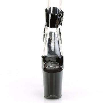 Pleaser FLAMINGO-891 Blk Pat/Blk