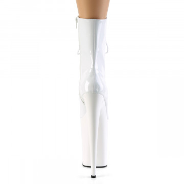 Pleaser INFINITY-1020 Wht Pat/Wht