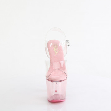 Pleaser LOVESICK-708T Clr/B. Pink Tinted