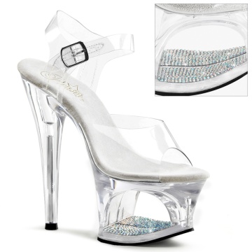 Pleaser MOON-708DM Clr/Clr