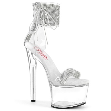 Pleaser PASSION-727RS Clr-Slv/Clr 6us 36eu