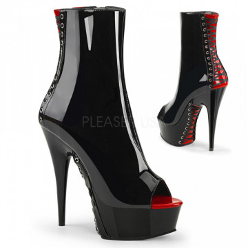 Pleaser Platform Shoes DEL1025/B-R/B