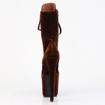 Pleaser Platform Shoes FLAM1045VEL/BN/M - Img 4