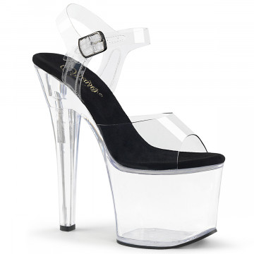 Pleaser RADIANT-708 Clr-Blk/Clr