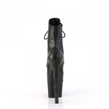 Pleaser RAPTURE-1020 Blk Faux Leather/Blk Matte