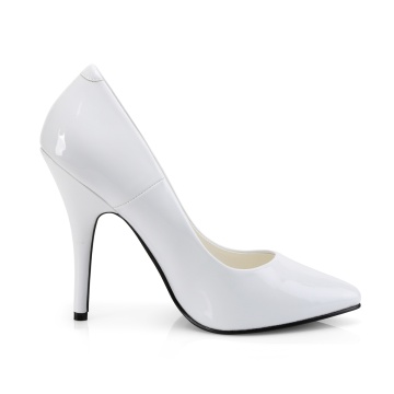 Pleaser SEDUCE-420 Wht Pat