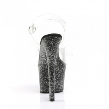 Pleaser SKY-308MG Clr/Blk