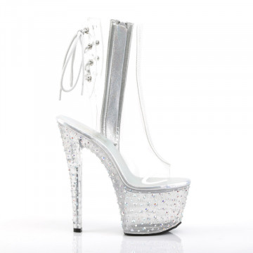 Pleaser STARDANCE-1018C-7 Clr/Clr-Slv Multi RS